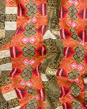 Polynesian fabric FARE Brown - Tissushop